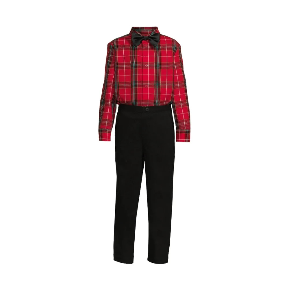 Wonder Nation Boys Shirt, Tie, and Pant 3-Piece Dressy Outfit Set NWT